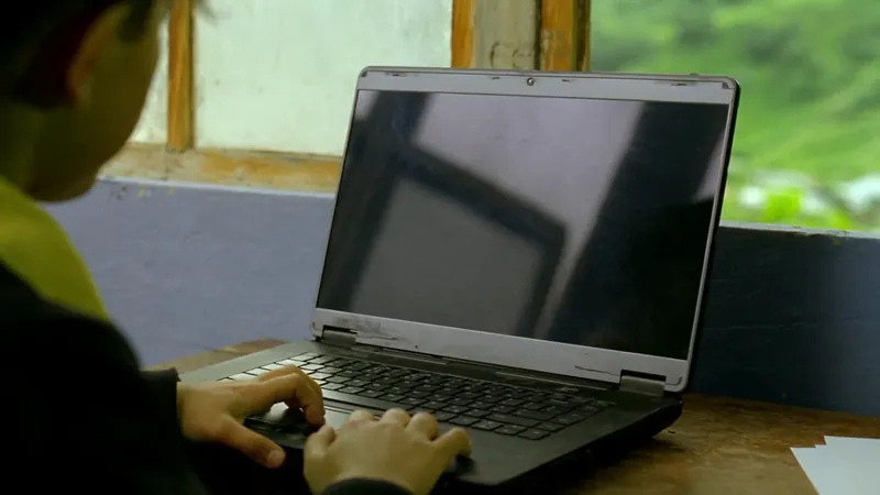 A classroom in Colombia